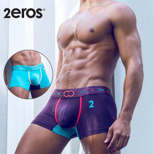 2022NEW商品 2EROS/メンズ インナー 王道ボクサー パンツ スポーティ ローライズ ソフ...