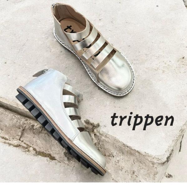 2026春夏新入荷 trippen トリッペン SKIPPER-LAM スキッパー シルバー グラデ...