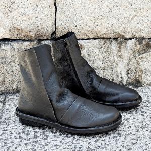 トリッペン bomb ボム レザー 本革 ショート ブーツ シューズ ベルト 