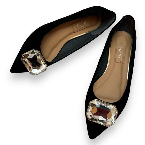 ALUNE VII XII XXX アルネセヴントゥエルヴサーティ フラット パンプス ビッグ ビジ...