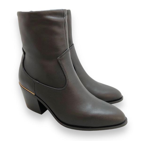 CHIAKI KATAGIRI チアキカタギリ ショート ブーツ 本革 ストレッチ 靴 110091...