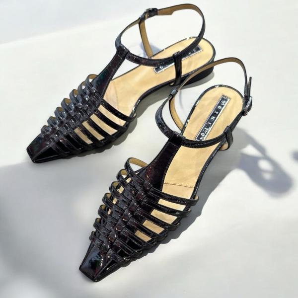 YOSHITO ヨシト グルカ サンダル ストラップ 細線 本革 靴 0308 blm