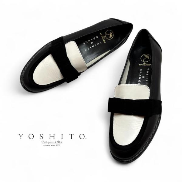2025秋冬新作 YOSHITO ヨシト ローファー モカ シューズ 晴雨兼用 レイン 柔らか 履き...
