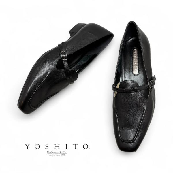 2025秋冬新入荷 YOSHITO ヨシト パンプス ローヒール カッター シューズ 柔らか 履きや...