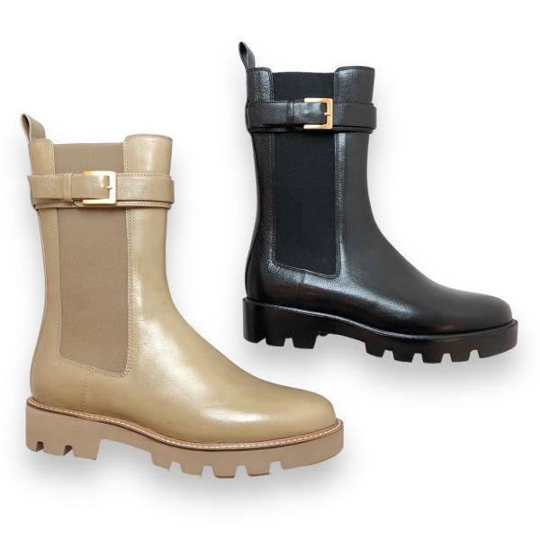 YOSHITO ヨシト サイドゴア ブーツ ベルト ファスナー 靴 m804