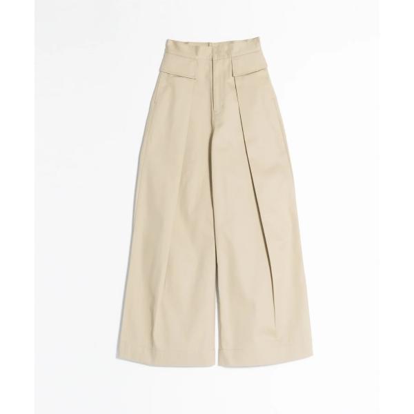 MANA マナ ボトムス ハイウエスト チノ クロス パンツ チノパン レディース chino 54...