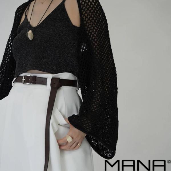 2026春夏新作 MANA マナ ニット キャミソール レディース アパレル 560405