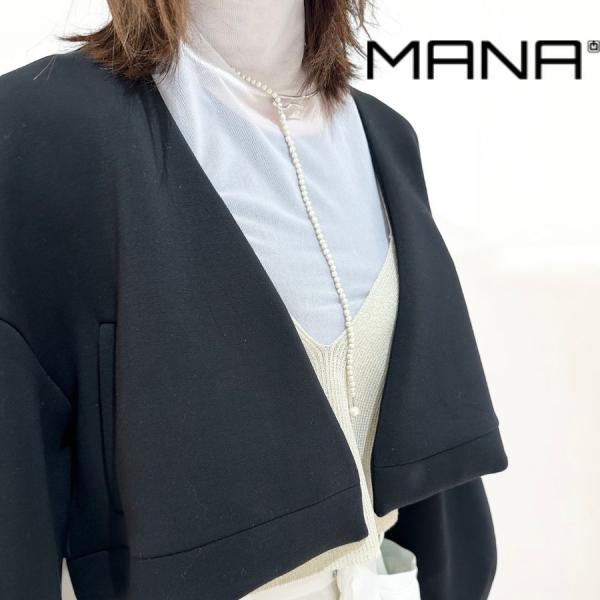 2026春夏新作 MANA マナ ダブル ニット ブルゾン レディース アパレル 560406
