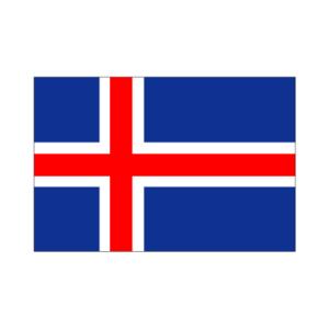 アイスランド卓上旗｜akai-tropfy