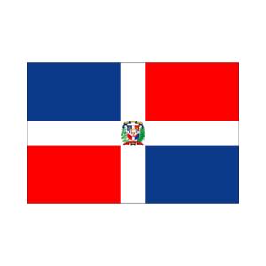 ドミニカ共和国卓上旗｜akai-tropfy