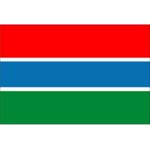 ガンビア国旗120×180cm｜akai-tropfy