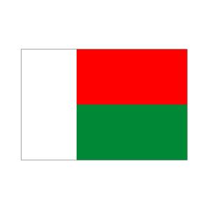 マダガスカル国旗｜akai-tropfy