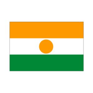 ニジェール国旗90×135cm｜akai-tropfy