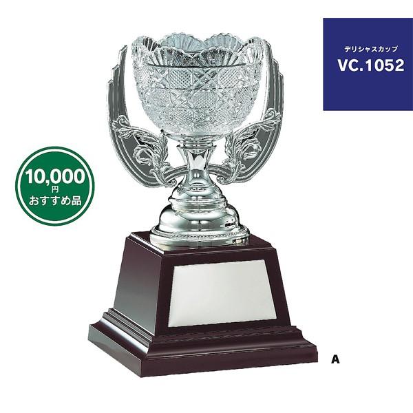 クリスタルカップ:　VC1052B　社内表彰・企業表彰・永年勤続表彰・大会用に。高級感あるガラス製ト...