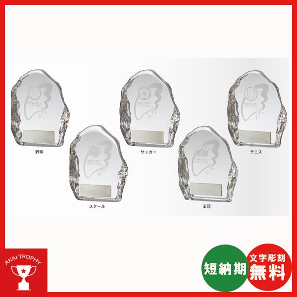 表彰楯　VTX3651　ガラス製楯・クリスタル楯