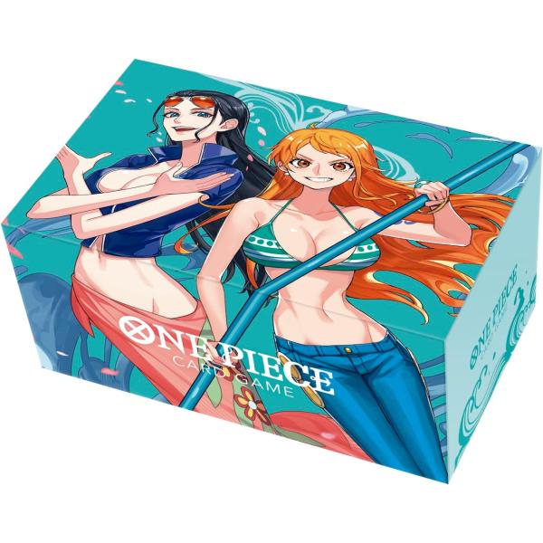 【新品】 ONE PIECE カードゲーム オフィシャルストレージボックス ナミ&amp;ロビン 倉庫S