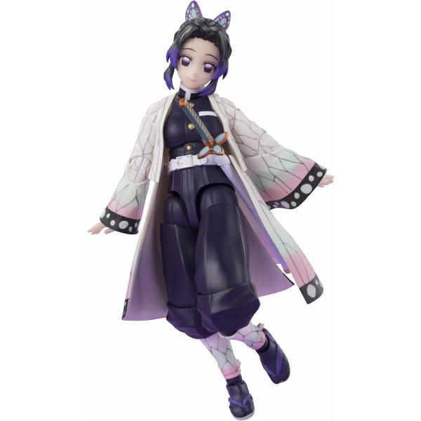 【新品】 S.H.Figuarts 鬼滅の刃 胡蝶しのぶ 約130mm PVC&amp;ABS製 塗装済み可...