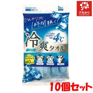 【10個セット】冷爽タオル 肌温度 -4℃ (5...の商品画像