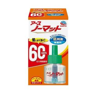 アース ノーマット 取替えボトル蚊取り 60日用 無香料(1本入)【アース ノーマット】｜akakabeshop