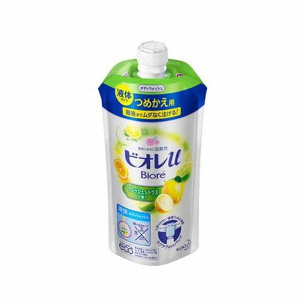 ビオレu ボディウォッシュ フレッシュシトラスの香り つめかえ用(340mL)【ビオレU(ビオレユー...