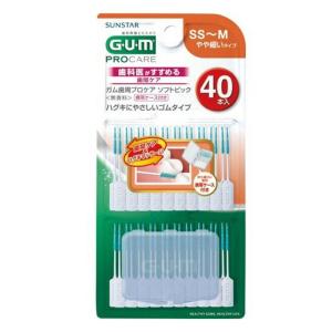 メール便】ガム(G・U・M) 歯周プロケア ソフトピック カーブ型30P