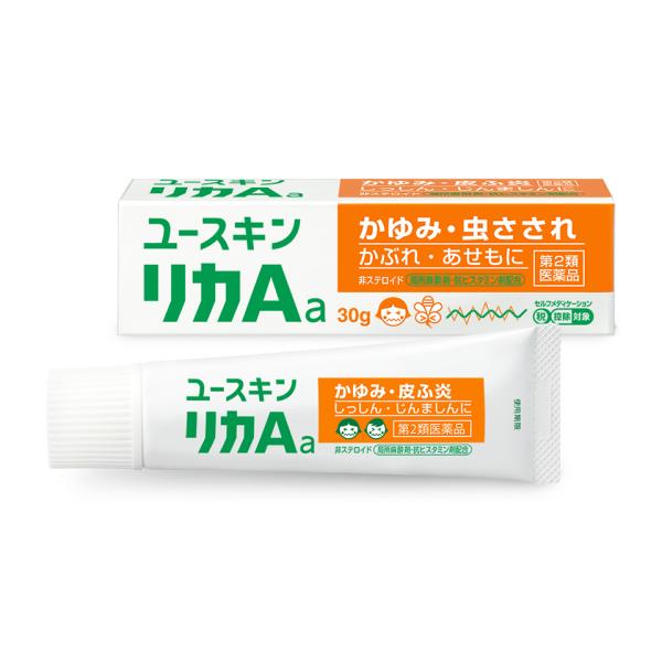 【第2類医薬品】 ユースキン リカAa 30g　かゆみ　皮ふ炎　しっしん　じんましん　かぶれ　あせも...
