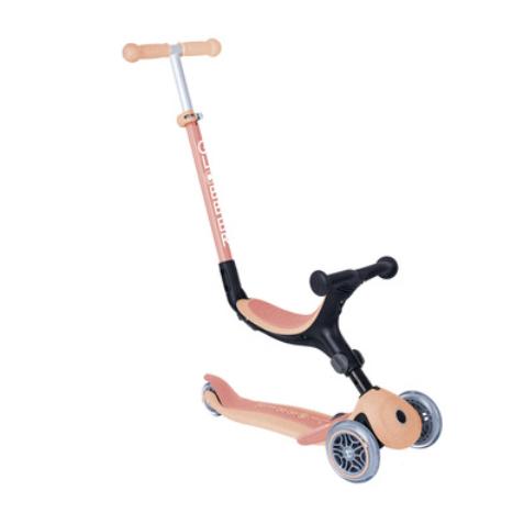 GLOBBER ゴーアップECO/ピーチ 成長に合わせて長く使える！フランス生まれの三輪タイプのキッ...