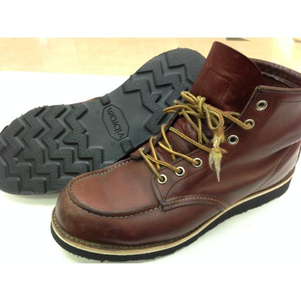 靴修理 ビブラム 4014 黒 ブラック ブーツ修理 レッドウイング ダナー vibram 張り替え...