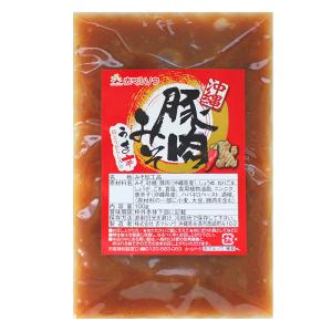 豚肉みそうま辛100ｇパック　沖縄土産　景品　ご飯のお供　肉みそ　お試し　おかず味噌｜akamarusou