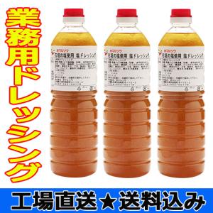 業務用 調味料 ドレッシング 赤マルソウ 塩ドレッシング 1L×3本 沖縄 工場直送 調味料｜akamarusou