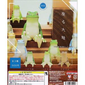 ■POP台紙付き■座る大蛙■全3種セット