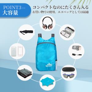 折りたたみリュック エコバッグ リュックサック...の詳細画像4