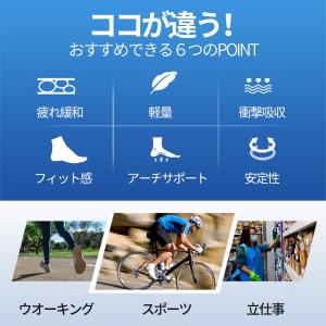 インソール スポーツ 衝撃吸収 アーチサポート...の詳細画像3