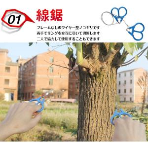 ワイヤーノコギリ ワイヤーチェーンソー 線鋸 ...の詳細画像1