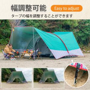 ヘキサタープ テント 6m テント 大型 ター...の詳細画像5