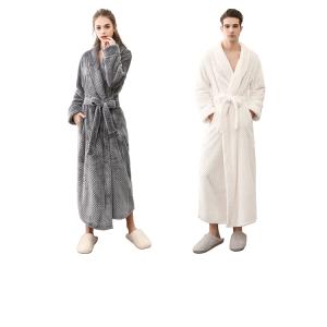 バスローブ メンズ レディース  ガウン 部屋着 ルームウェア