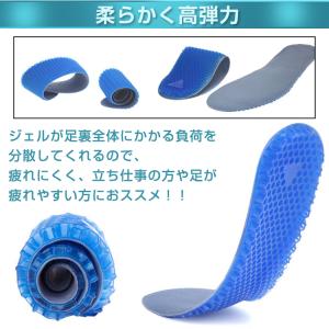 インソール ジェル 疲れない 衝撃吸収 スポー...の詳細画像2