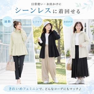 uvカットパーカー 冷感 ラッシュガード レデ...の詳細画像3