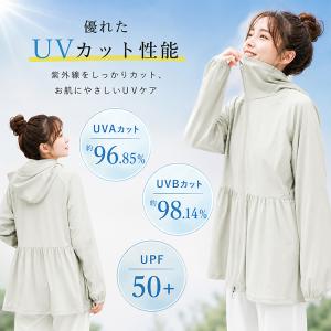 uvカットパーカー 冷感 ラッシュガード レデ...の詳細画像4