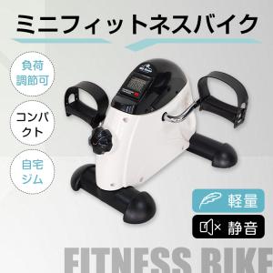 ミニフィットネスバイク エアロバイク 静音 小型 フィットネスバイク トレーニング ダイエット 運動...