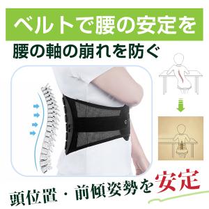 腰サポーター 腰ベルト コルセット 腰紐 腰 ...の詳細画像2