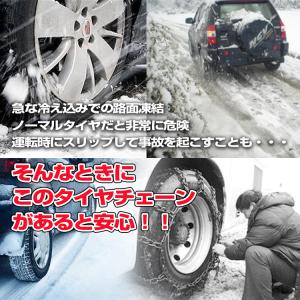 タイヤチェーン 布製 2本分 布チェーン 軽自...の詳細画像3