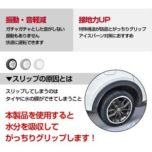 タイヤチェーン 布製 2本分 布チェーン 軽自...の詳細画像4