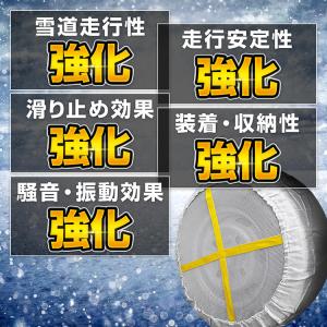 タイヤチェーン 布製 2本分 布チェーン 軽自...の詳細画像2