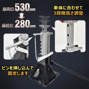 ジャッキ 油圧ジャッキ ジャッキスタンド フロ...の詳細画像4