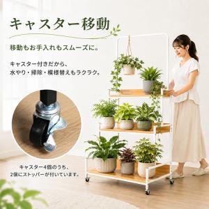 フラワースタンド 室内 3段 観葉植物 アイア...の詳細画像5