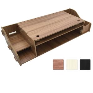 パソコン モニタースタンド 卓上 pcモニター台 ロータイプ pcラック モニターボード 収納 机上台 デスクラック  リモートワーク 新生活 mb049