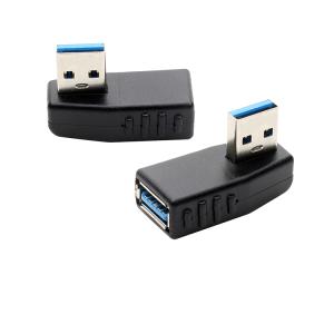 USB 方向 転換 アダプタ コネクタ 左右セット 2個セット