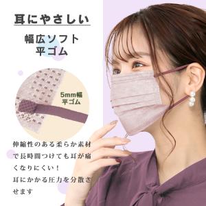 マスク 不織布 50枚 不織布マスク カラーマ...の詳細画像4