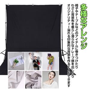 撮影用 背景布 写真スタジオ 白 黒 背景 写...の詳細画像5